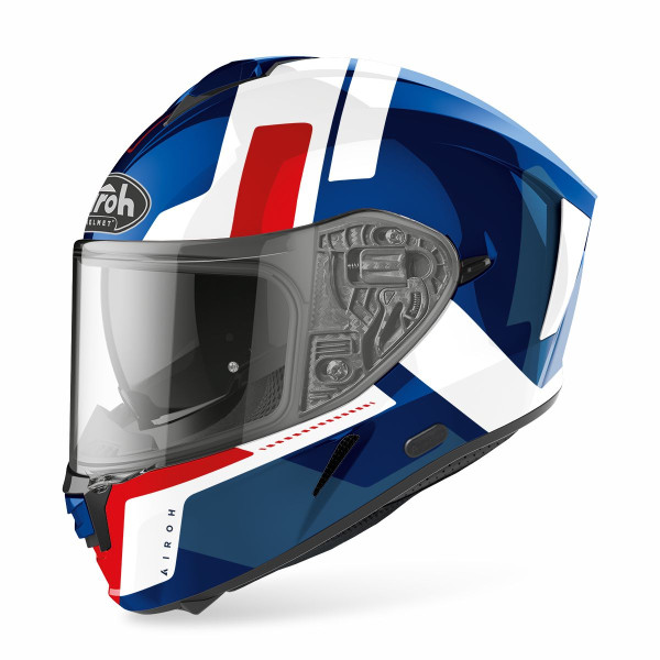 Airoh Airoh spark 'shogun' helmet - blue/red gloss - extra extra large